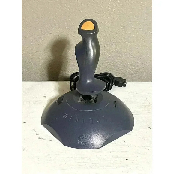 Vintage Logitech Wingman Joystick #3001 for PC & Mac Gaming Flight Sim Stick - Picture 1 of 4